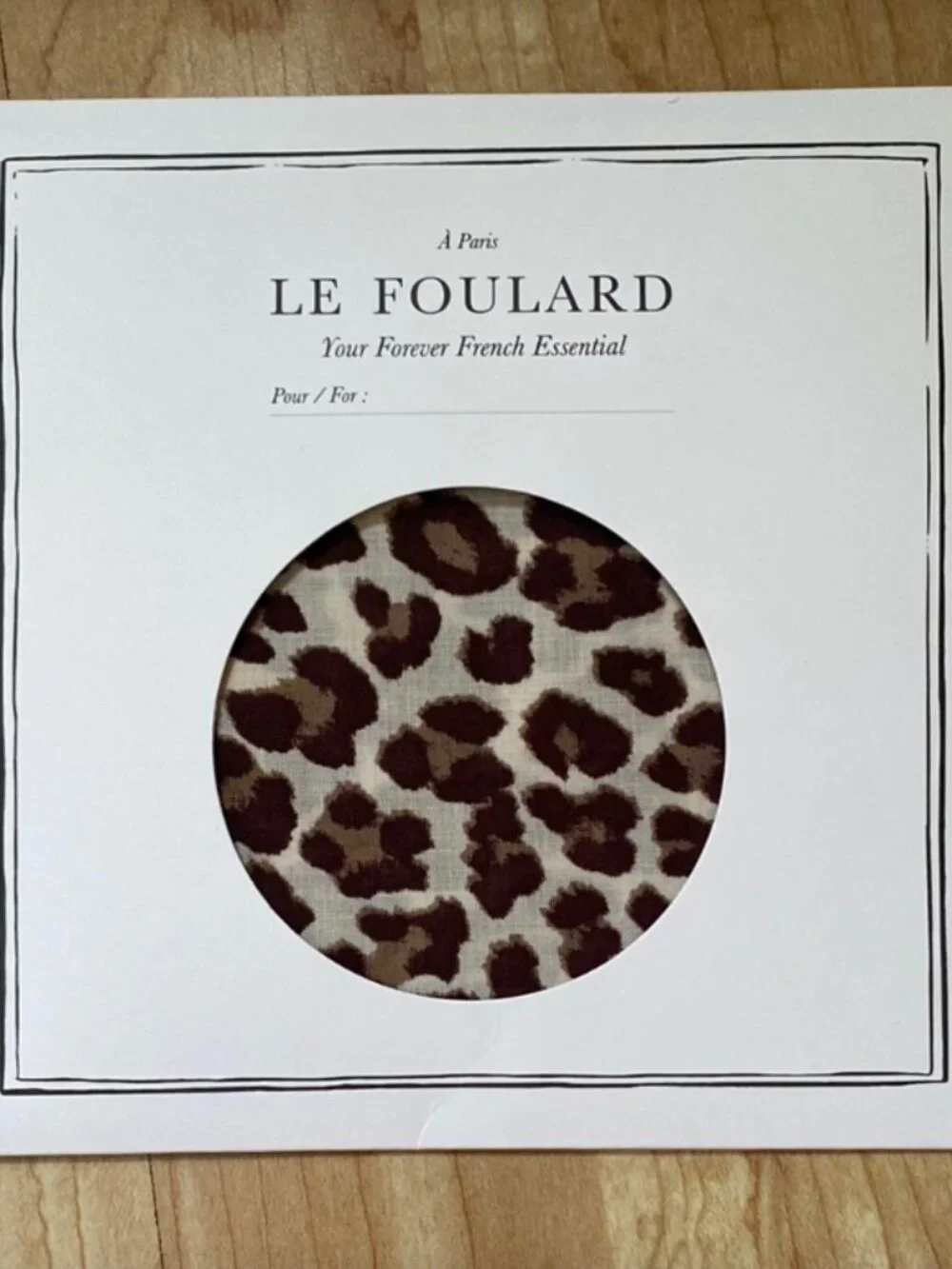 Sézane Léopard Foulard